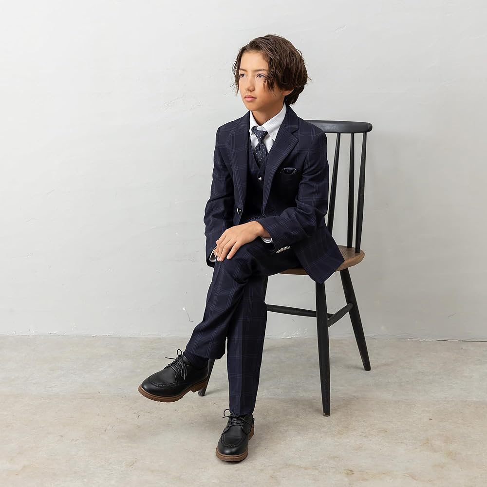 Amazon | [ワンダーファクトリー] 卒業式 スーツ 男の子 6点セット